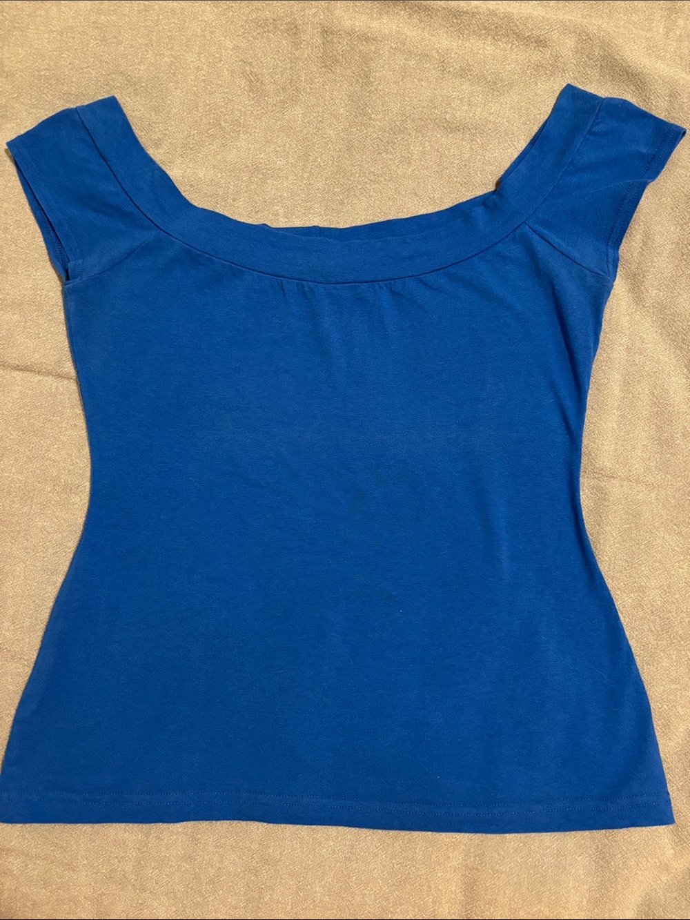 🔷 RETRO STYLE OFF THE SHOULDER CAP SLEEVE TANK